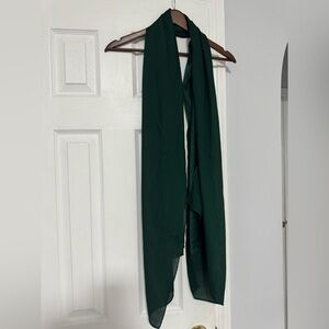 Elegant Dark Green Scarf